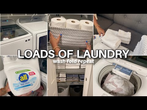 🧺 LAUNDRY DAY MOTIVATION | Sunday Reset | Family of 5