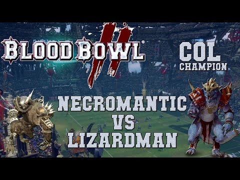 Blood Bowl 2 - Necromantic (the Sage) vs Lizardman - Col_C G28