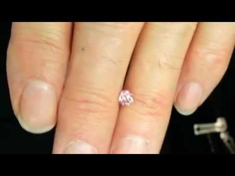 Argyle Pink diamond 0.50ct round Fancy Intense Pink 3PR eyeclean SI2