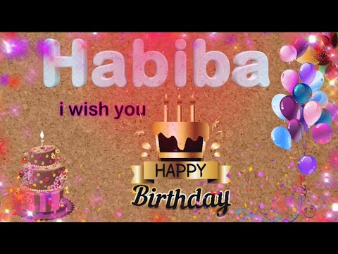 Habiba Happy Birthday | Habiba Birthday Cake | Habiba Birthday Status | حبیبہ برتھ ڈے