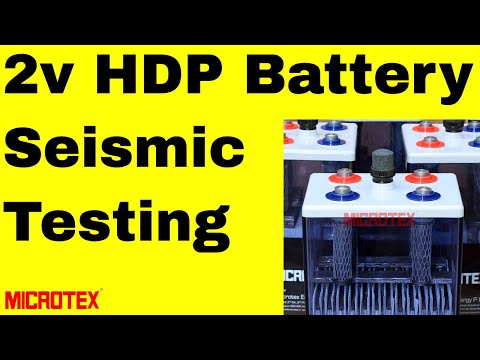HDP Battery Seismic Testing