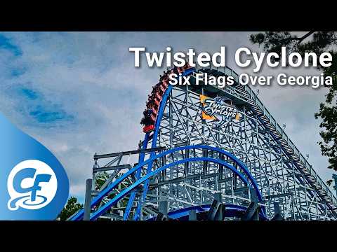 Off-ride footage of a Twisted Cyclone train