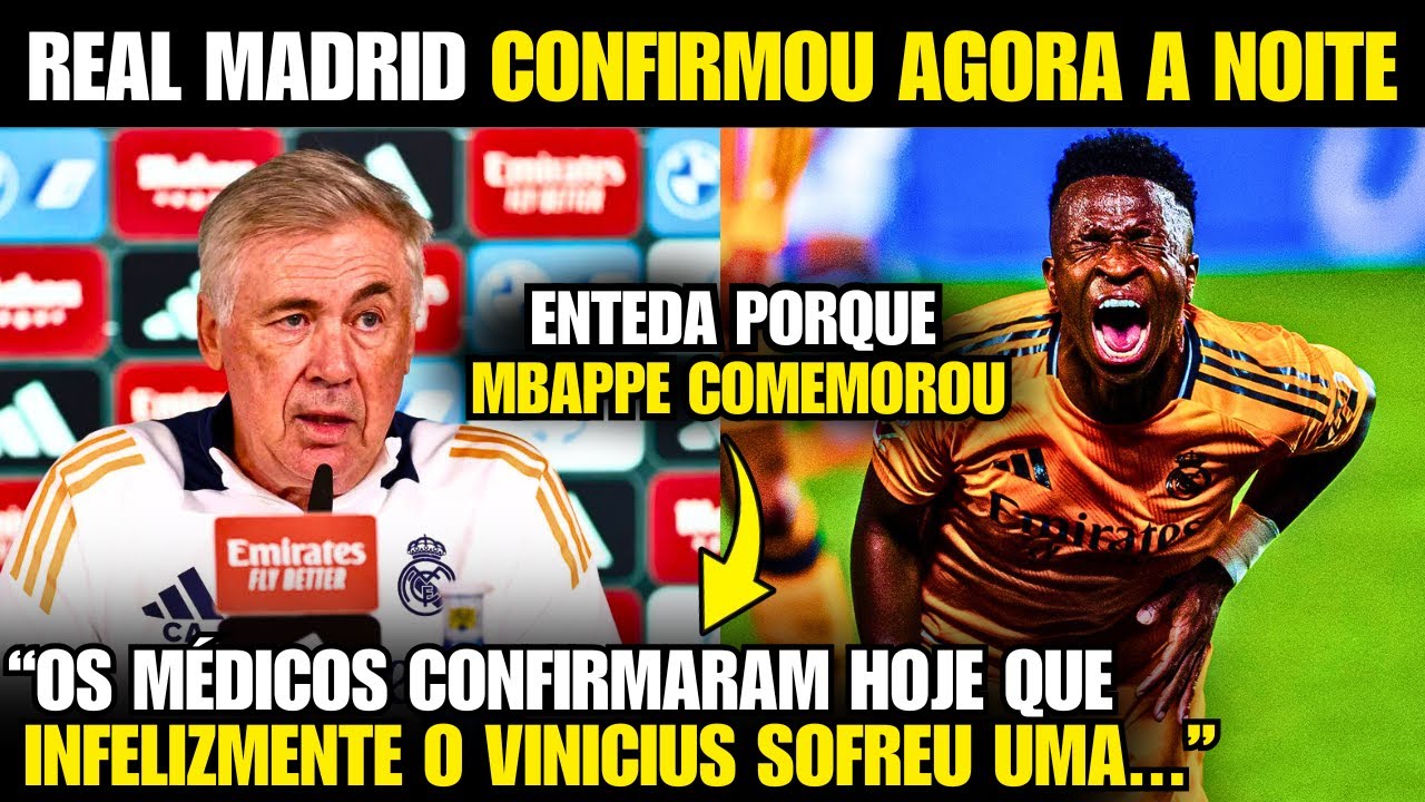 🚨 EITA! VINICIUS JR RECEBE A PIOR NOTÍCIA e OLHA A DECISÃO POLÊMICA QUE O REAL VAI TOMAR