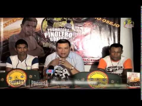 Conferencia de Prensa Pinolero Boxing - Lester Medrano vs Eusebio Osejo