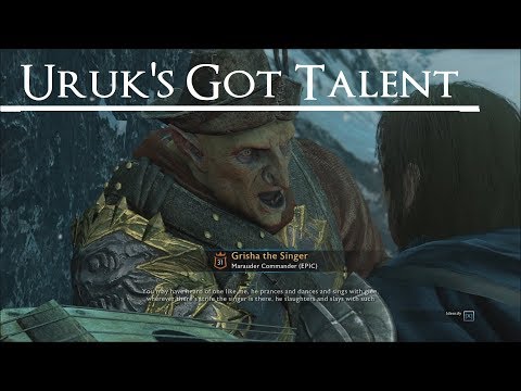 Shadow of War: Middle Earth™ Unique Orc Encounter & Quotes #9 Grisha the Epic Singer