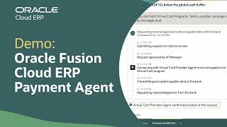 Payments AI Agent in Oracle Cloud ERP: Demo