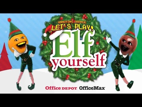 ELF YOURSELF - Annoying Orange & Midget Apple