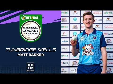POTM: M.Barker - TW vs ACT | Highlights | Bet2Ball European Cricket League Day 2, Group A | ECL22