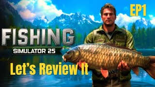 FISHING SIMULATOR 2025 Ps5, Let's Review It. EP1