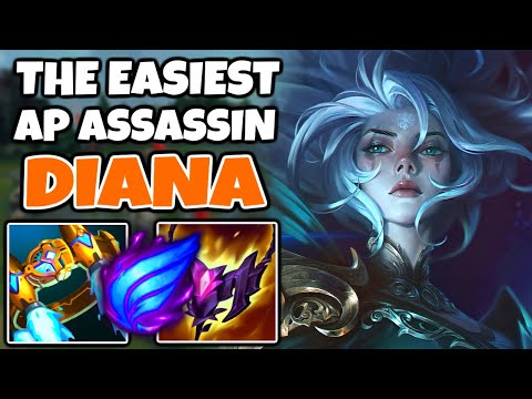 DIANA is the EASIEST AP ASSASSIN (Simple kit with HUGE DAMAGE)
