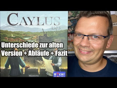 Caylus 1303 Neuauflage (Huch!) - Unterschiede zur alten Version + Abläufe + Fazit - ab 12 Jahre