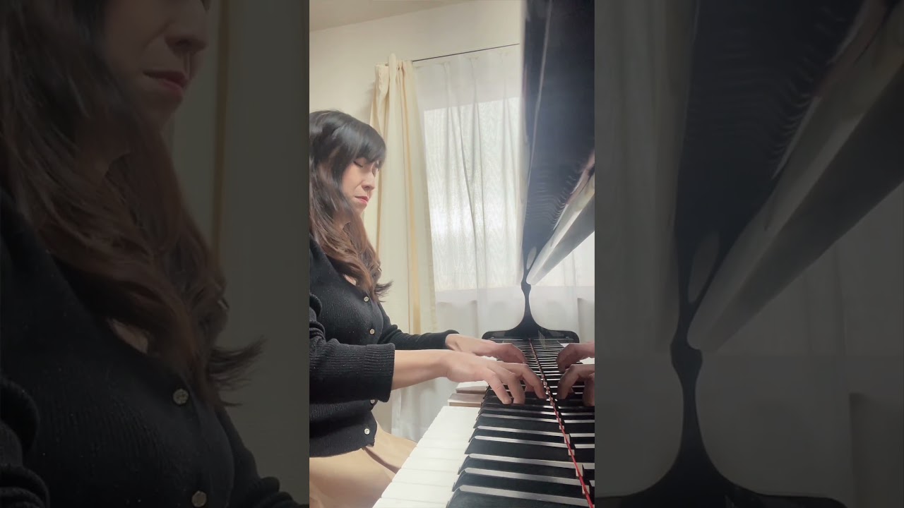 春になると弾きたくなるドビュッシーアラベスク🌸練習中です #piano