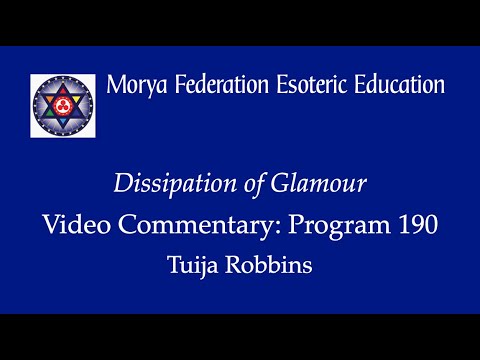 DISSIPATION OF GLAMOUR Initiative - Program 190