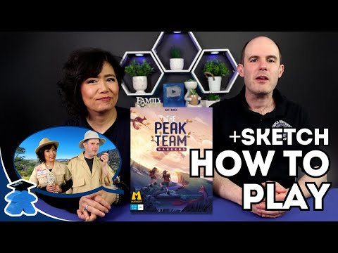 The Peak Team - Official How to Play with Sketch. Complete, Clear, Concise Board Game Tutorial