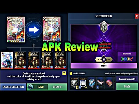 Apk review| new wbu boss & Card craft system - marvel future fight