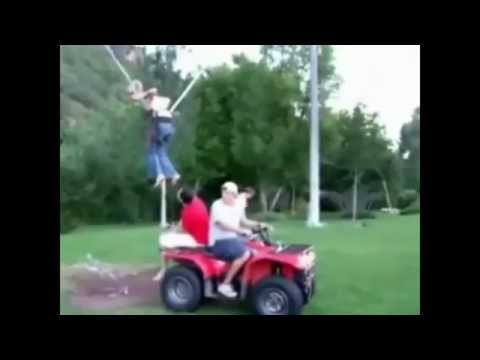 The Amazing Human Slingshot !!