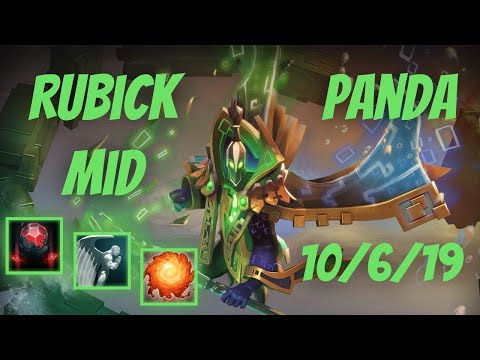 Panda- rubick mid gameplay