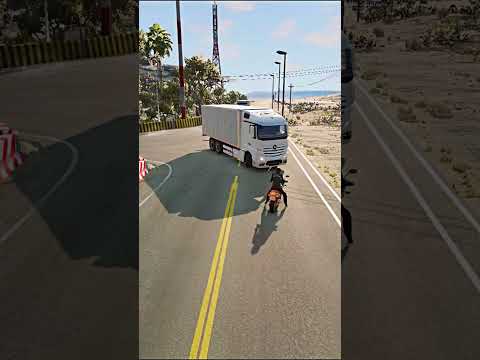 Realistic Highway Car Crashes #215