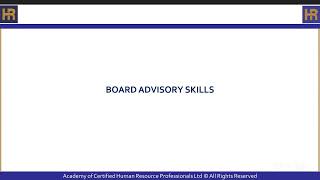 Strategic HR Governance & Board Engagement