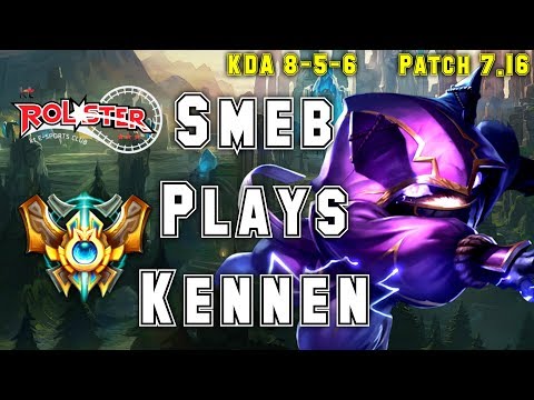 kt Smeb Plays Kennen vs Camille - S7 Ranked | Patch 7.16