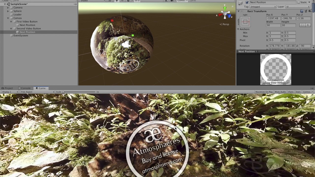 Virtual Reality 360 Tour with WVtour Unity Asset