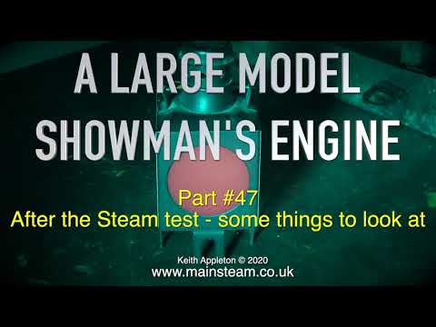 A LARGE MODEL SHOWMAN'S ENGINE - PART #47