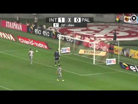 Golaço de Alex, Internacional 1x1 Palmeiras 23/09/2015, Copa do Brasil 2015
