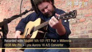 Video thumbnail for Mojave MA101 FET Microphone Record Acoustic Guitar by soundpurestudios