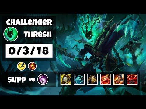 Thresh vs Morgana BR Challenger SUPPORT (0/3/18) - v11.14