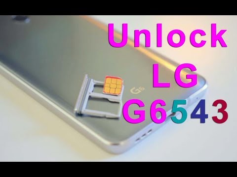 How To Unlock LG G6 G5 G4 G3 Phone on ANY Carrier Network Sim Card- [2018]