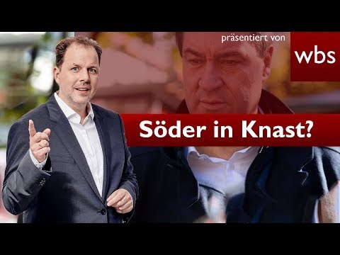 Zwangshaft für Politiker? Droht nach CSYOU-Fail Markus Söder Knast? | RA Christian Solmecke