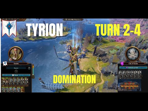 How to Dominate Turn 2-4 as Tyrion | High Elf Beginner Guide - Warhammer 3
