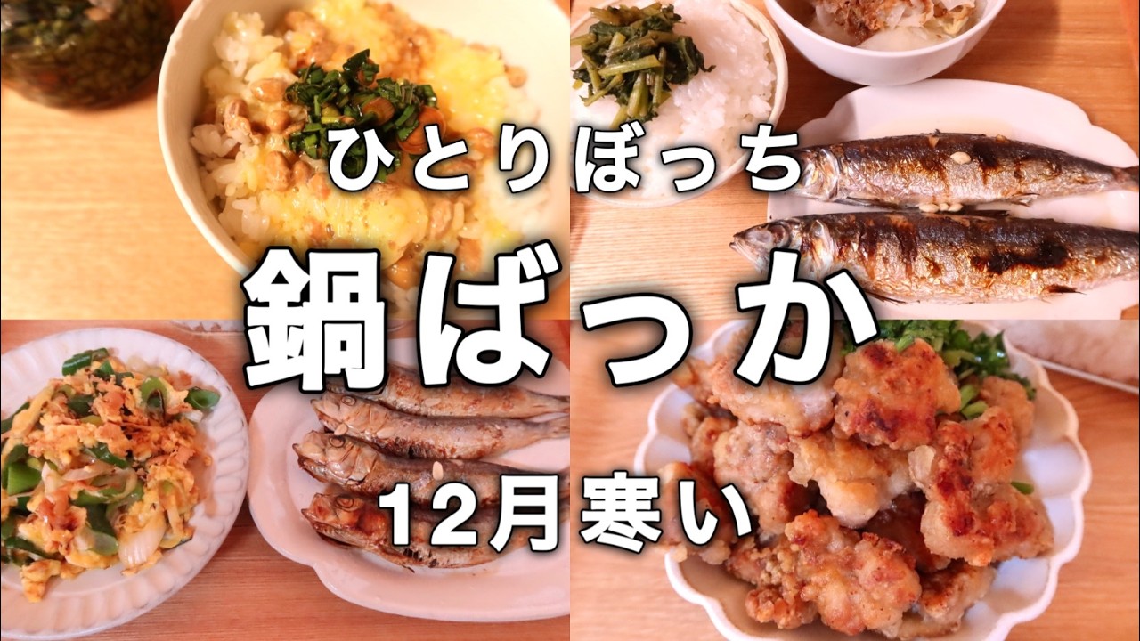 国民も忙しいやっと編集できた/12月の孤独なグルメ/ひとり鍋/大晦日