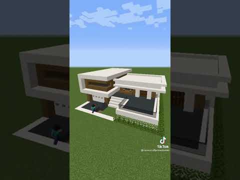 Minecraft: How to Build a Small Modern House Tutorial