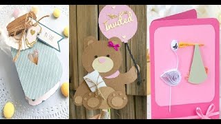 30 Baby Shower Invitation Ideas | Homemade baby shower invitations