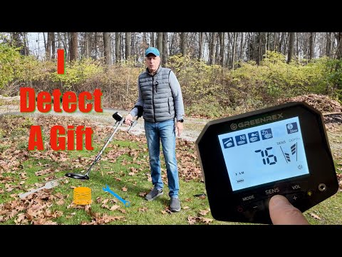 Testing Out Karen's Gift:  A GreenRex Rex 8 Metal Detector