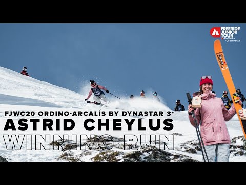 Winning Run U-18 SKI WOMEN Astrid Cheylus (FRA) - 2020 FJT Ordino-Arcalís by Dynastar 3*