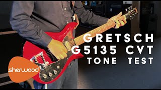 Video thumbnail for Gretsch G5135 CVT Electromatic Tone Test - Sherwood Music by Sherwood Music