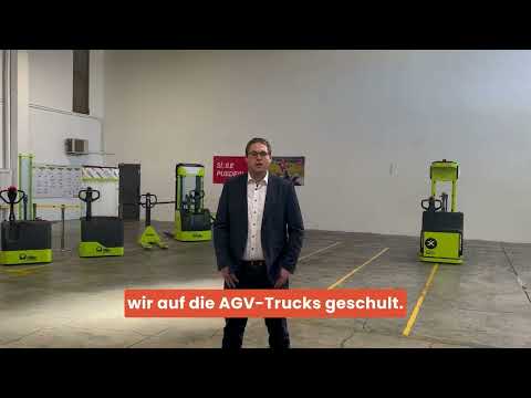 HARTNER bei PRAMAC Italien zur Produktvorstellung des neuen autonomen Fördersysteme APTIX & HYBRIX