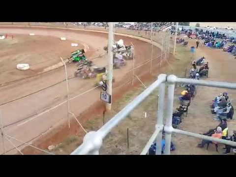 Massive Sprint Car Incident & Roll - Heat 1