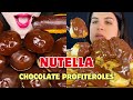 Nutella Chocolate PROFITEROLES ASMR Mukbang Compilation ASMR COMPILATION Lets Eat With Mukbanger