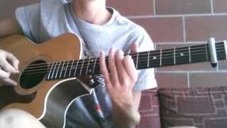 Hillsong United Stay and Wait - Acoustic Guitar Riff Tutorial