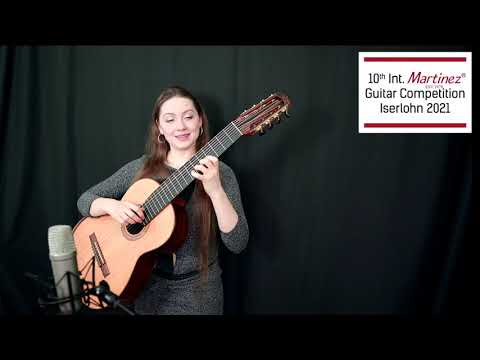 10th Int. Martinez Guitar Competition Iserlohn 2021 - 1st round Hedvika Švendová (Mertz, Bach)