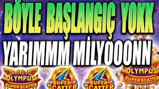 GATES OF OLYMPUS 1000 TÜRKÇE | SUPER SCATTER | YARIM MİLYONN MAX WİN BİG WİN | sizden gelenler win