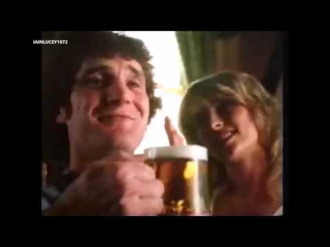 CARLING BLACK LABEL LAGER BEER TV ADVERT early 1980s  broken leg and sexy girl   THAMES TV