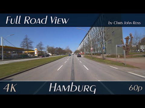 Hamburg, Germany: Veddel - Elbbrücken - Rothenburgsort - Hammerbrook - Altstadt - Neustadt - 4K UHD
