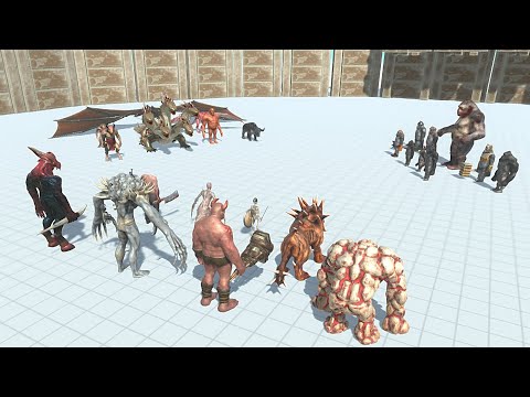 3 FACTION BATTLE ROYALE - Animal Revolt Battle Simulator