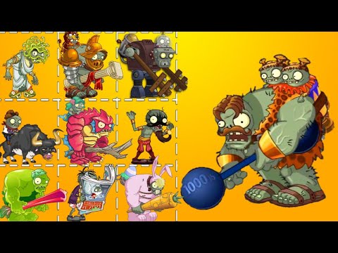 Strongman Gargantuar VS all Gargantuars and Zombies