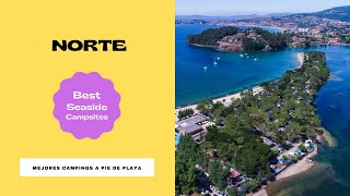 🏕️ CAMPINGS EN PRIMERA LINEA DE PLAYA 🏖️【NORTE】