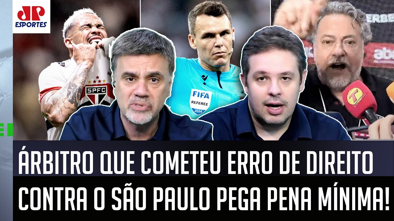 PALHAÇADA??? "A INFORMAÇÃO é que o ÁRBITRO que cometeu o ERRO DE DIREITO contra o São Paulo..."